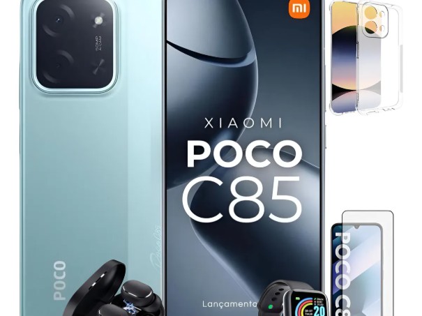 Poco C85 Xiaomi Dual Sim 256gb/8gb Lançamento Fone+relogio